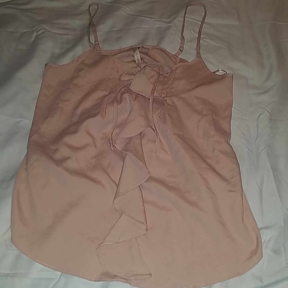 Dusty pink Lauren Conrad flowy top
